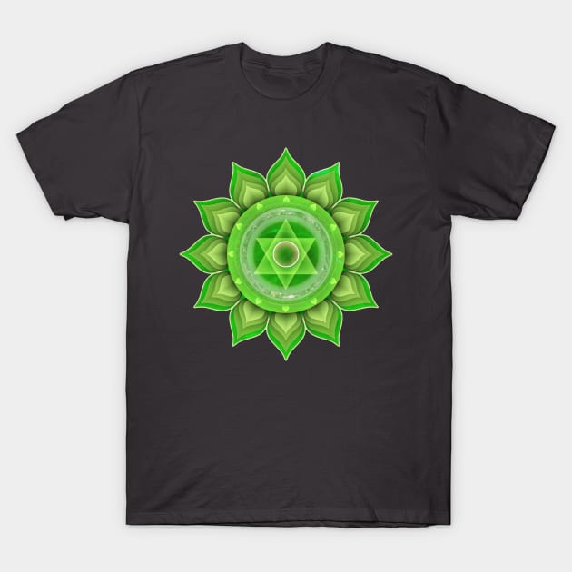 Heart Chakra, Anahata T-Shirt by KJ PhotoWorks & Design